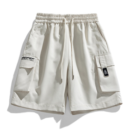 WASSUP NURAYA美式工裝褲短褲男2025新款寬鬆夏季薄款休閒五分褲