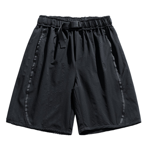 WASSUP NURAYA日系薄款冰絲五分褲男夏季速乾短褲戶外休閒運動褲