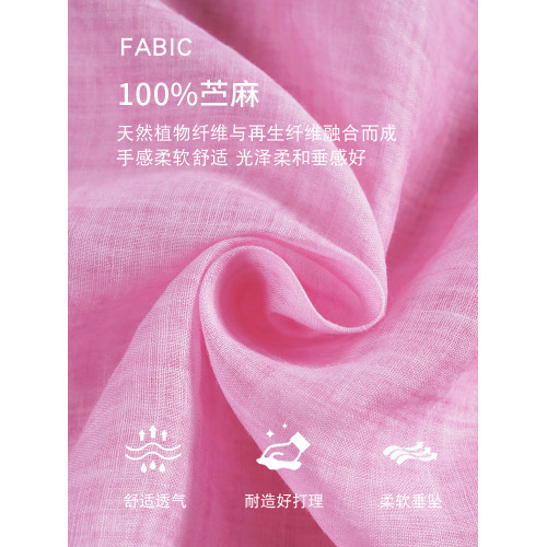 媽媽氣質女士上衣2025夏季新款時尚苧麻寬松洋氣輕奢高級感襯衫女