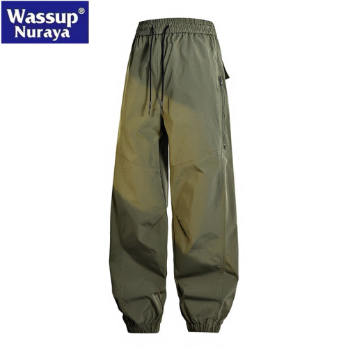 WASSUP Nuraya潮牌戶外登山傘兵褲子男春夏百搭束腳褲高街休閒褲