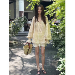 2025年夏季休閒時尚套裝女氣質高級感無袖馬甲小西裝濶腿褲兩件套