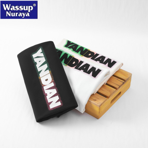 WASSUP Nuraya潮牌短袖t恤男夏季設計感印花字母寬松休閒圓領上衣