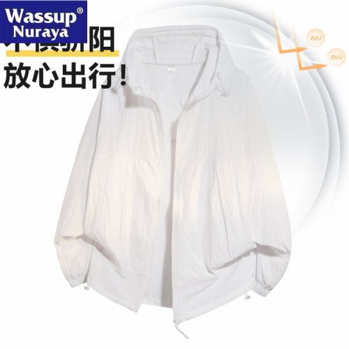 WASSUP Nuraya潮牌冰絲速乾防曬衣男夏季UPF50皮膚衣防紫外線外套 WASSUP Nuraya潮牌冰絲速乾防曬衣男夏季UPF50皮膚衣防紫外線外套