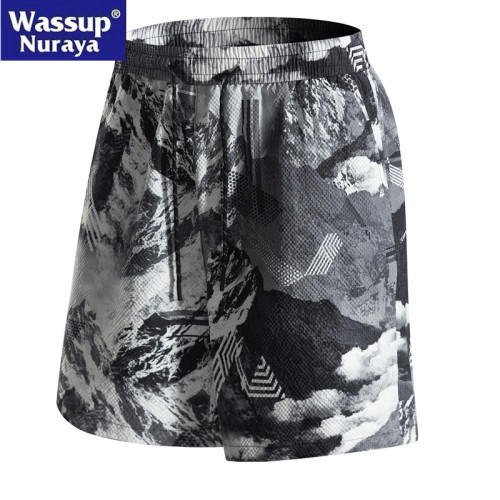 WASSUP Nuraya潮牌戶外UPF100+防曬迷彩短褲男休閒運動三防五分褲