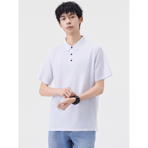 日系休閒短袖POLO衫男2025夏季薄款涼感華夫格無痕面料半袖上衣
