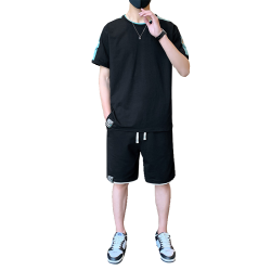 WASSUP NURAYA夏季套裝短袖短褲2024新款T恤純棉夏天休閒運動服