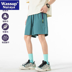 WASSUP NURAYA工裝短褲男士夏季戶外透氣冰絲休閒寬鬆潮牌五分褲