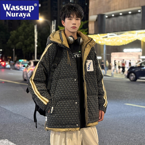 WASSUP NURAYA羽絨服男款冬季2024新款潮牌青年加厚極寒保暖外套