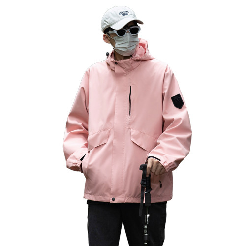 WASSUP NURAYA沖鋒外套男春秋戶外防風衣服情侶休閒寬松夾克上衣