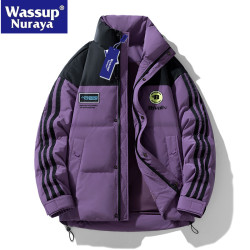 WASSUP Nuraya潮牌輕薄羽絨服男冬季保暖超輕羽絨新款百搭情侶款