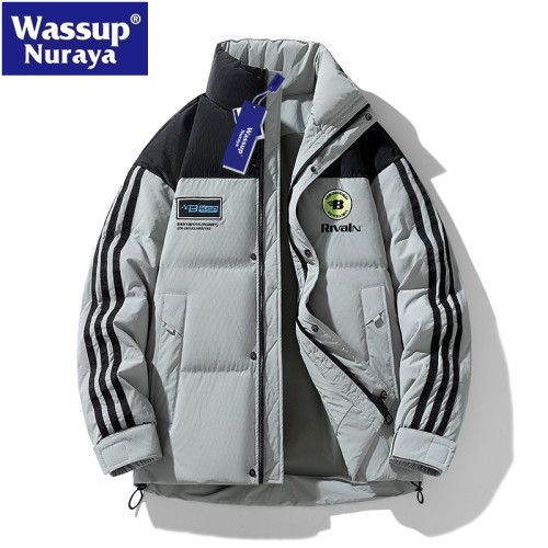 WASSUP Nuraya潮牌輕薄羽絨服男冬季保暖超輕羽絨新款百搭情侶款