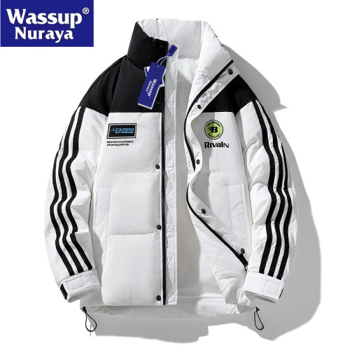 WASSUP Nuraya潮牌輕薄羽絨服男冬季保暖超輕羽絨新款百搭情侶款