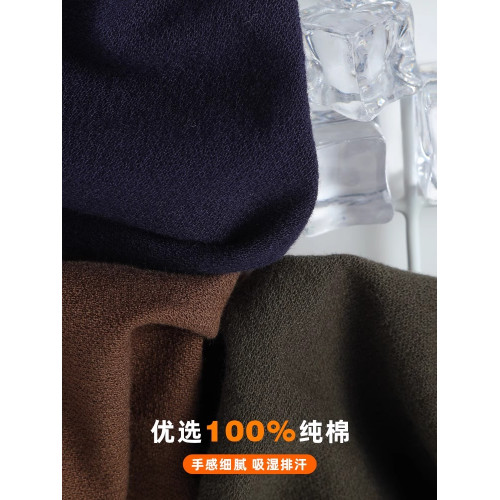 啄木鳥2025新款純棉短袖t恤男士夏季薄款口袋休閒中老年人爸爸裝C