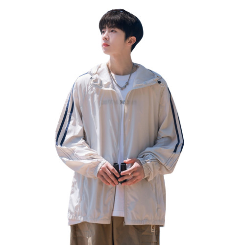 WASSUP NURAYA防曬服男士2025夏季薄款冰絲戶外皮膚衣UPF50+外套