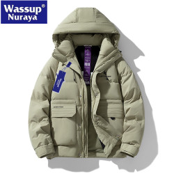 WASSUP Nuraya潮牌輕薄羽絨服男2024秋冬季連帽上衣男士休閒外套