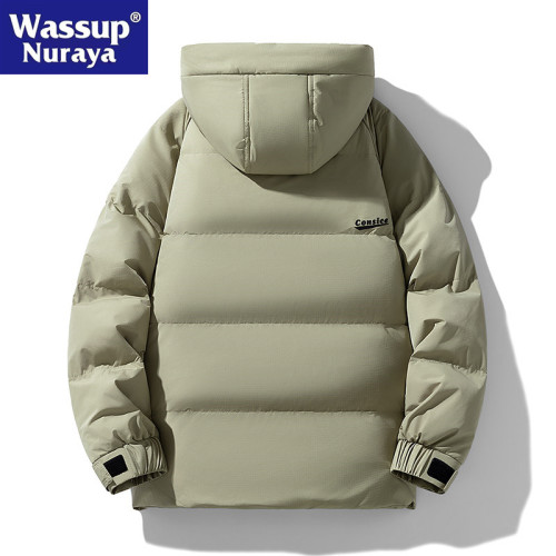 WASSUP Nuraya潮牌輕薄羽絨服男2024秋冬季連帽上衣男士休閒外套