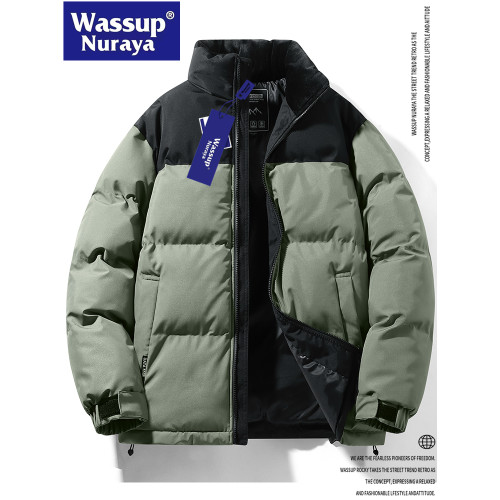 WASSUP Nuraya潮牌美式羽絨棉衣男秋冬加厚保暖情侶麵包服棉服男