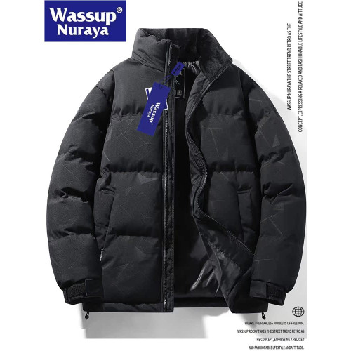 WASSUP Nuraya潮牌美式羽絨棉衣男秋冬加厚保暖情侶麵包服棉服男