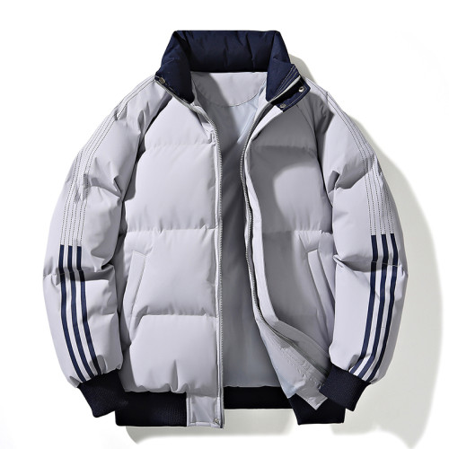 WASSUP Nuraya潮牌立領加厚棉衣男冬季寬鬆加厚保暖青年棉服外套