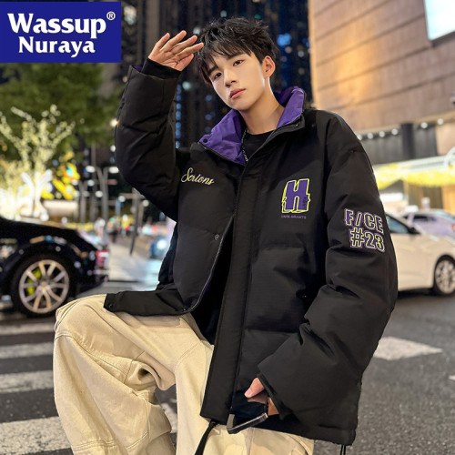WASSUP NURAYA羽絨服男款冬季2024新款青年初中高中學生加厚外套