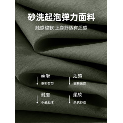 啄木鳥長袖襯衫男士秋季2025新款休閒襯衣外套搭配純棉打底衫t恤Y