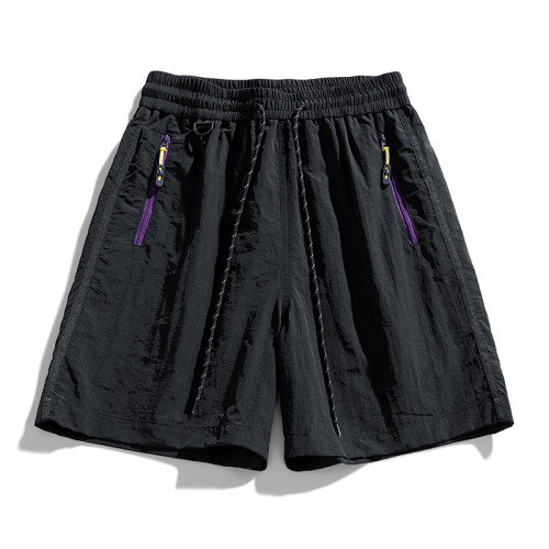 WASSUP Nuraya潮牌工裝短褲男夏季薄冰絲速乾直筒休閒運動五分褲