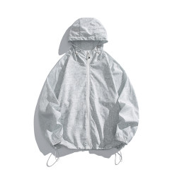 WASSUP Nuraya潮牌速乾透氣冰絲防曬衣男夏UPF50+連帽情侶防曬服