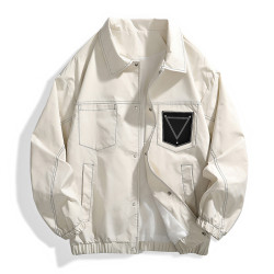 WASSUP Nuraya潮牌夾克男春秋新款工裝百搭美式翻領休閒百搭外套