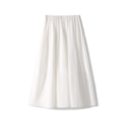 『冰氧透氣半裙』法式半身裙女 天絲棉休閒高腰大擺傘裙25春夏新