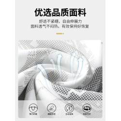 啄木鳥短袖t恤男士夏季2025新款潮牌滿印半袖寬松胖子大碼上衣服L