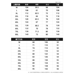 啄木鳥風休閒運動套裝男夏季2025新款大碼短袖t恤短褲兩件套L