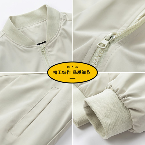 WASSUP Nuraya潮牌美式飛行夾克外套男春秋復古情侶高街棒球服男