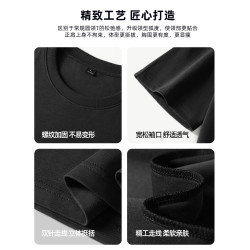 啄木鳥美式短袖男oversize夏季2025新款重磅純棉t恤男生潮牌半袖Y