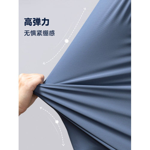 啄木鳥官方冰絲無痕2025夏季新款男士短袖t恤薄款爸爸裝polo衫男C