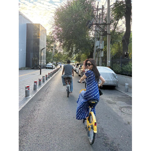 楊冪同款黃色民國風新中式女日常改良旗袍裙子盤釦提花襯衫連衣裙 楊冪同款黃色民國風新中式女日常改良旗袍裙子盤釦提花襯衫連衣裙