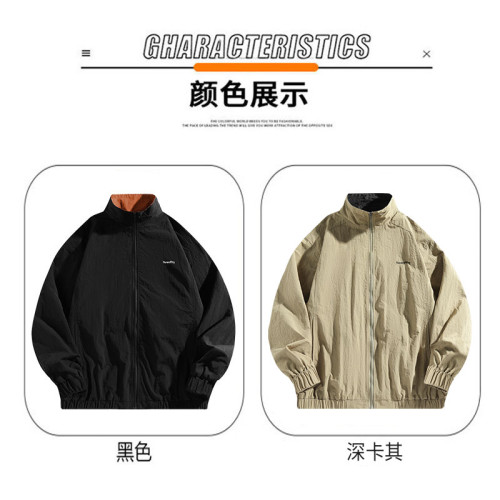 WASSUP Nuraya潮牌沖鋒衣男士春秋外套復古百搭工裝立領加絨夾克