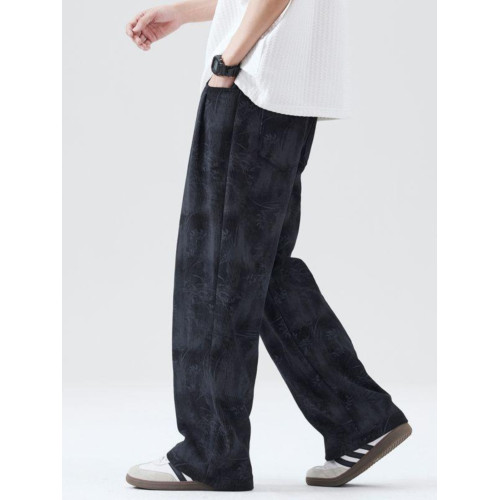 美式街頭燈芯絨休閒褲男2025春季新款直筒衛褲男士潮流休閒