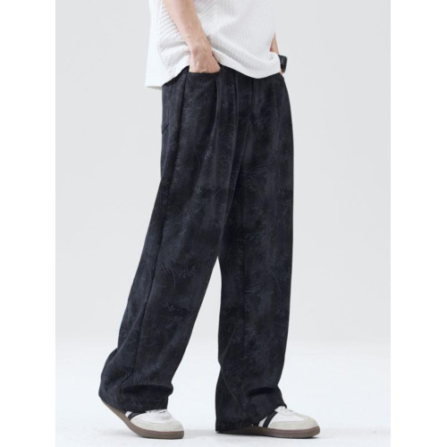 美式街頭燈芯絨休閒褲男2025春季新款直筒衛褲男士潮流休閒