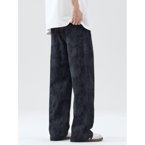 美式街頭燈芯絨休閒褲男2025春季新款直筒衛褲男士潮流休閒