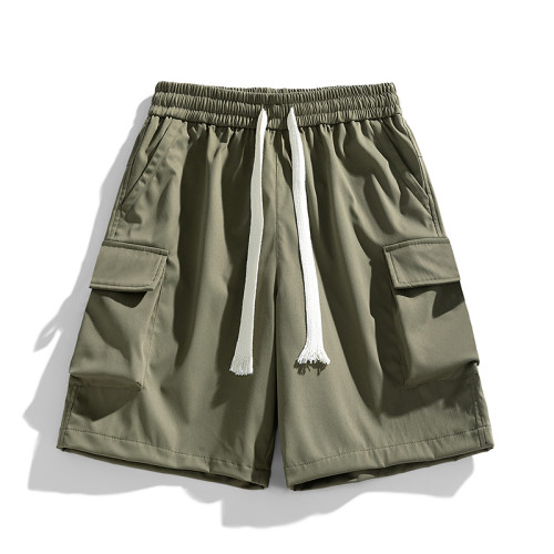 WASSUP Nuraya潮牌工裝短褲男夏季美式寬鬆直筒中褲薄休閒五分褲