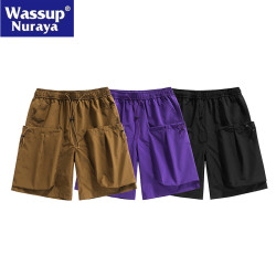 WASSUP Nuraya潮牌2024夏季工裝短褲男夏季薄運動冰絲速乾五分褲
