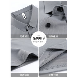啄木鳥官方男士短袖T恤夏季兩件套裝中老年爸爸父親裝polo衫衣服