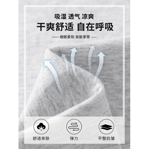 【260g重磅純棉】啄木鳥夏季100%棉圓領短袖T恤男寬松半袖打底衫C