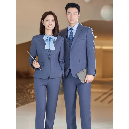 寶馬領創工作服製服新款4S店男女工裝職業裝西裝襯衫西服西褲套裝