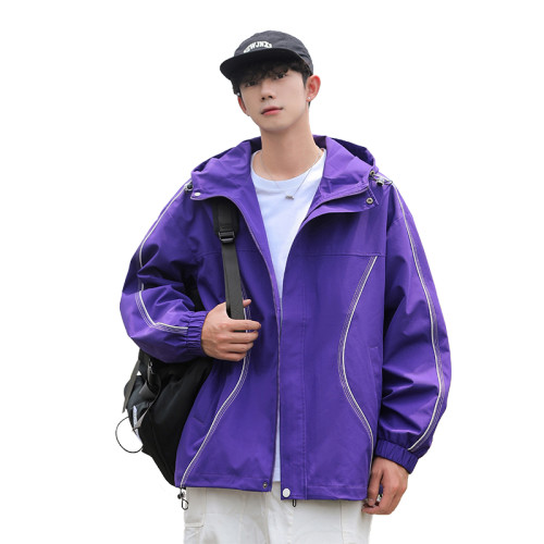 WASSUP NURAYA山系防風防水沖鋒外套男2025春秋新款青年戶外夾克