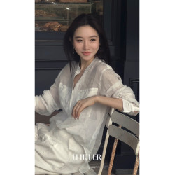 Li Hui Er 李慧兒【曼加斯遊記】苧麻高級感白色襯衫女夏極簡上衣