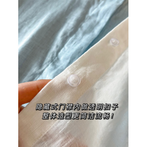高級亞麻苧麻老錢風女裝上衣繙領長袖襯衫薄款麻料防曬襯衣外套女