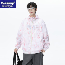 WASSUP NURAYA夏季冰絲皮膚衣男情侶防曬衣防紫外線休閒戶外上衣