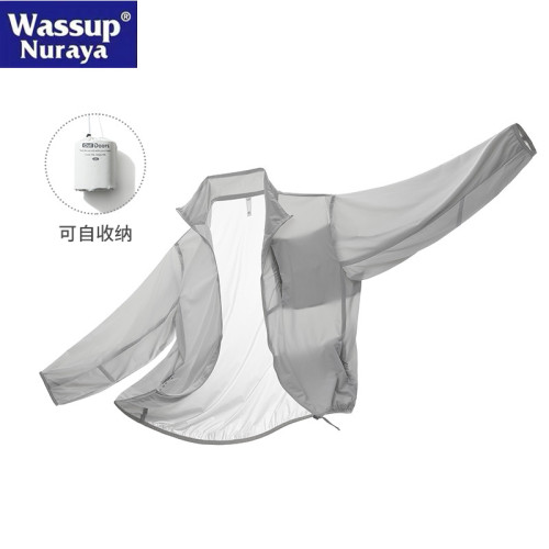 WASSUP Nuraya潮牌UPF100+防曬衣男夏季外套透氣紫外線情侶防曬服