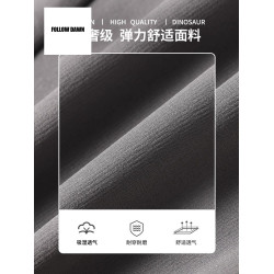 休閒褲男士秋冬新款商務寬松直筒修身卡其色西裝長褲子男
